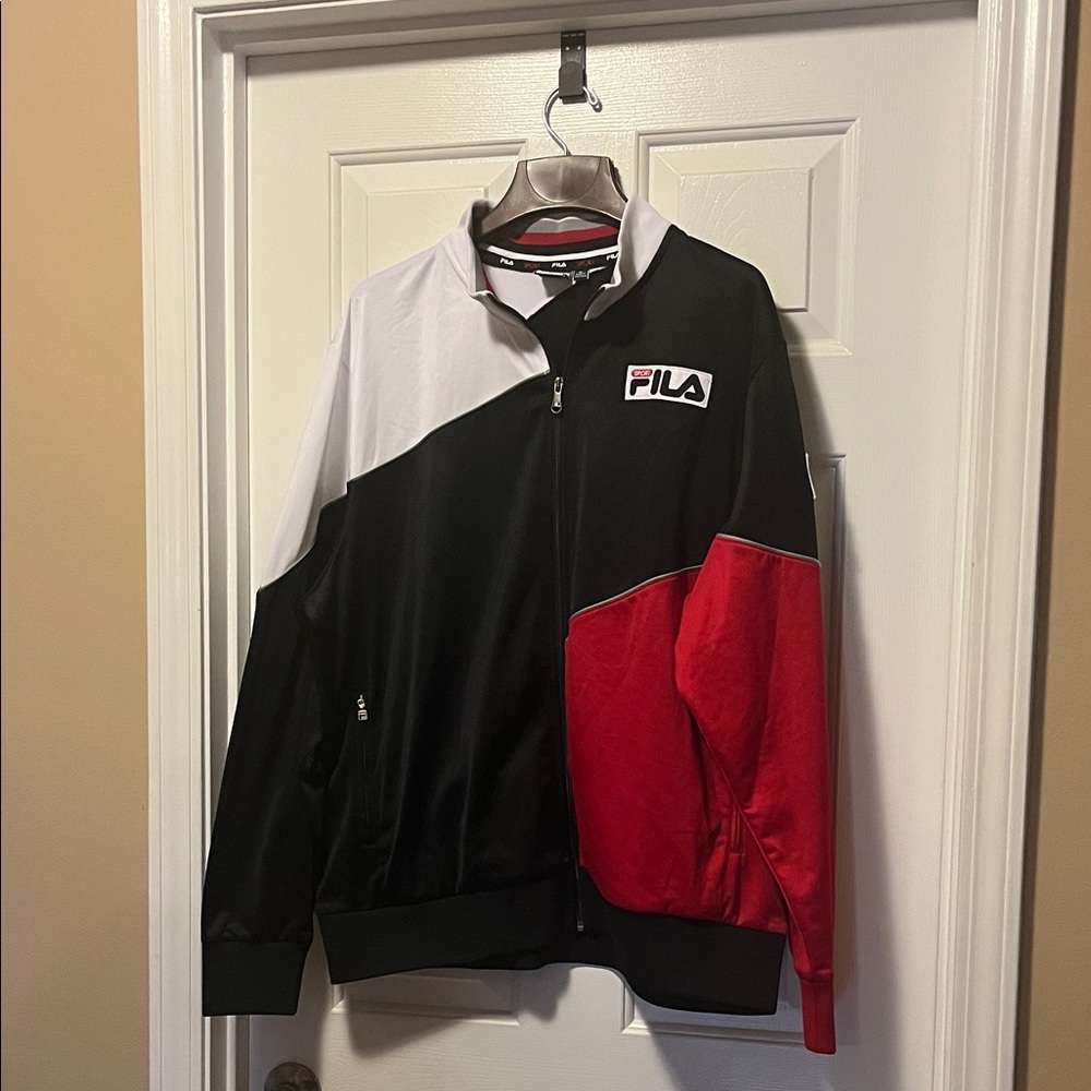 Fila Men's Tri-Color Bomber Jacket